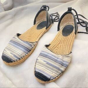 Ugg | Libbe Serape Espadrilles Blue Size 9 Stripes